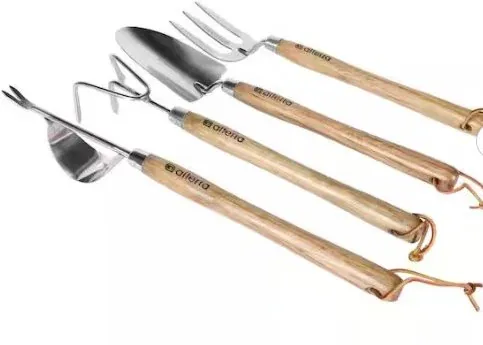 Alterra Stainless Steel Garden Hand Tool Set 4-Piece