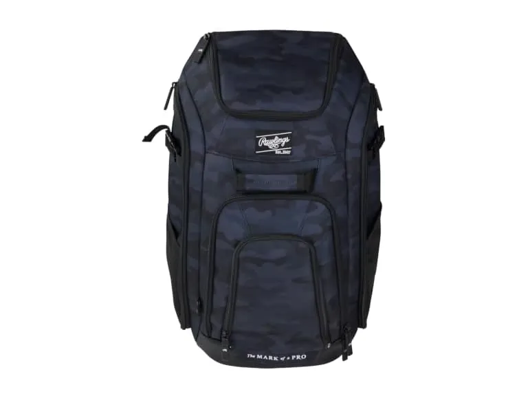 Rawlings LEGION 2.0 Player's Baseball/Softball Backpack (Black/Camo)