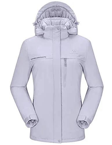 CAMEL CROWN Women’s Mountain Snow Waterproof Ski Jacket