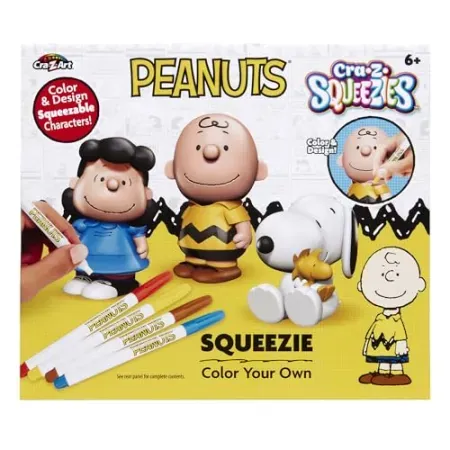 Peanuts CRA-Z-Squeezies Color Your Own Squeeze Toy Kit