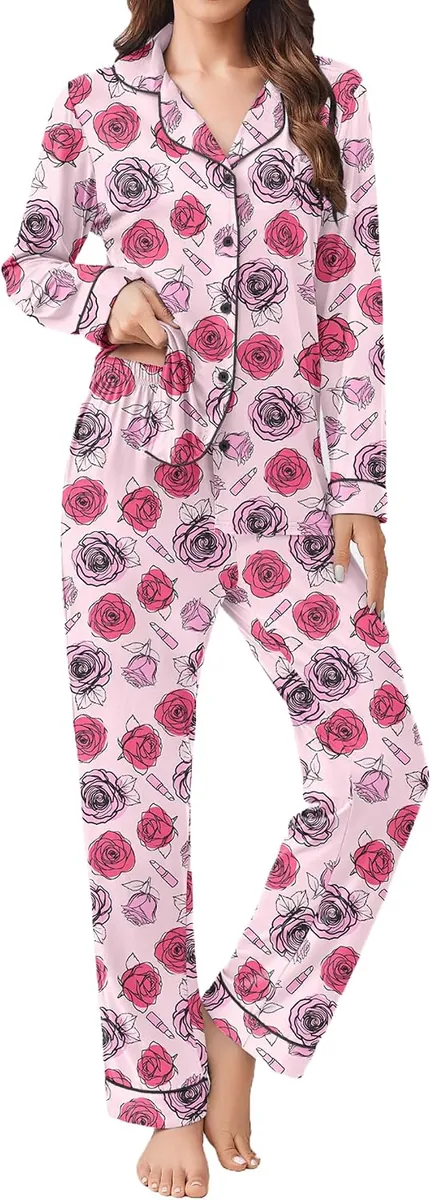 Ekouaer Women’s Long Sleeve Pajama Sets