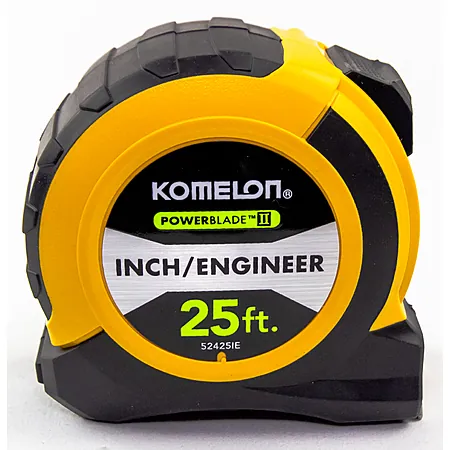 Komelon 25' ABS Powerblade II Tape Measure