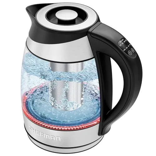 Chefman Electric Kettle with Temperature Control 1.8L