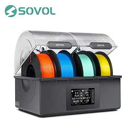 Sovol SH03 Dual Chamber 4 Spool 3D Printer Filament Dryer Box (up to 85°C)
