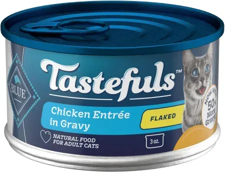 4-Pack 3oz Blue Buffalo Tastefuls Wet Cat Food