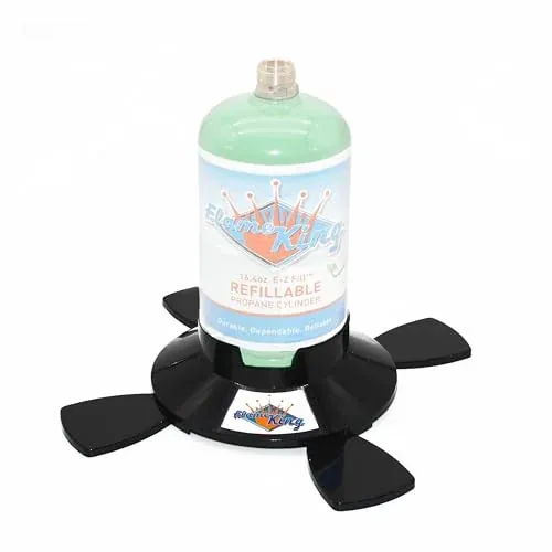Flame King YSN1LBB Propane Base for 1LB and 1/2LB Propane Canisters
