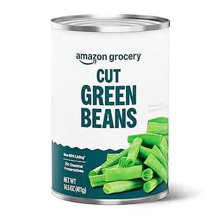 14.5-Oz. Amazon Grocery Cut Green Beans