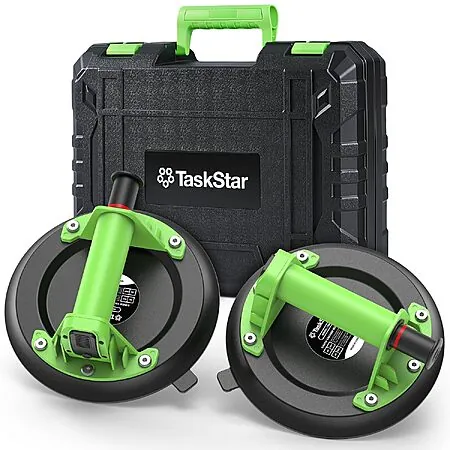 2-Ct TaskStar 8" Heavy-Duty Suction Cup Lifters (440-Lb Capacity)