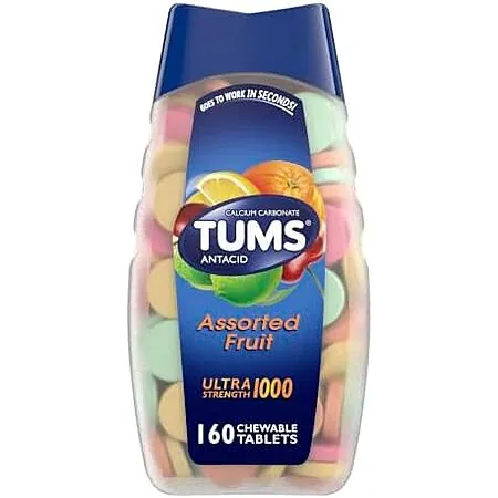 Select Accts: 160-Ct TUMS Ultra Strength Antacid Tablets (Assorted Fruits)