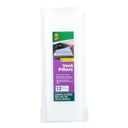 12-Pack Duck Brand 4" x 12" Air Vent Filters