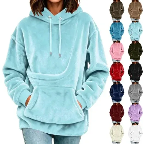 Pet Carrier Hoodie with Pouch Sweatshirt