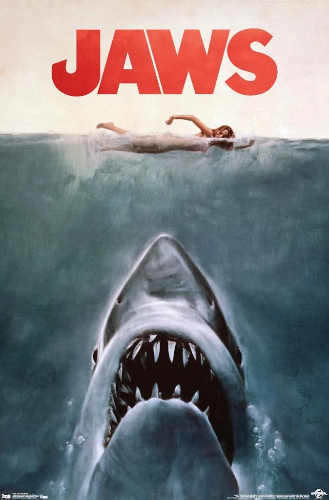 Jaws 22" x 34" Unframed Wall Poster