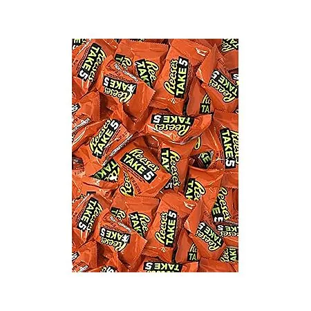 Reese's Take 5 Snack Size Chocolate Candy Bar (Bulk Bag): 10-Lbs. $45 or 5-Lbs.