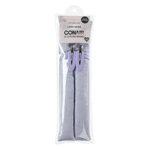 Conair 5-Piece Extra-Long Microwave Flaxseed Hair Rollers