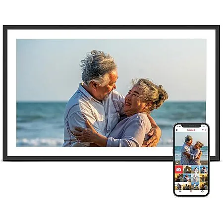 15.6" Pastigio FHD Wi-Fi Touch Digital Picture Frame w/ 32GB Storage