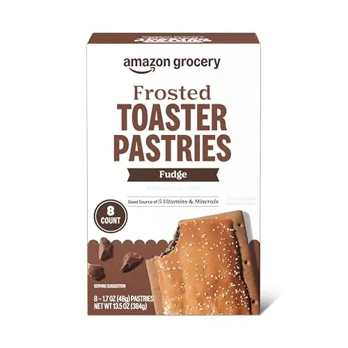 Amazon Grocery Frosted Toaster Pastries 8-Count – Fudge