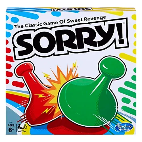 Sorry! Classic Hasbro Board Game for Kids Ages 6 and Up