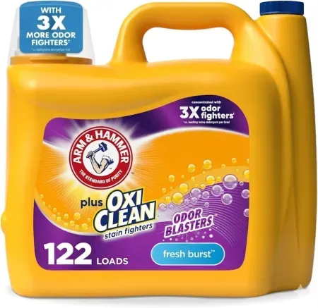 158.6oz Arm & Hammer Plus OxiClean Liquid Laundry Detergent