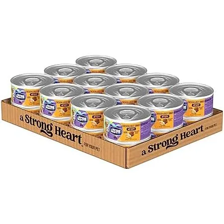 24-Pk 5.5-Oz A Strong Heart Chicken & Beef Dinner Puppy Dog Food