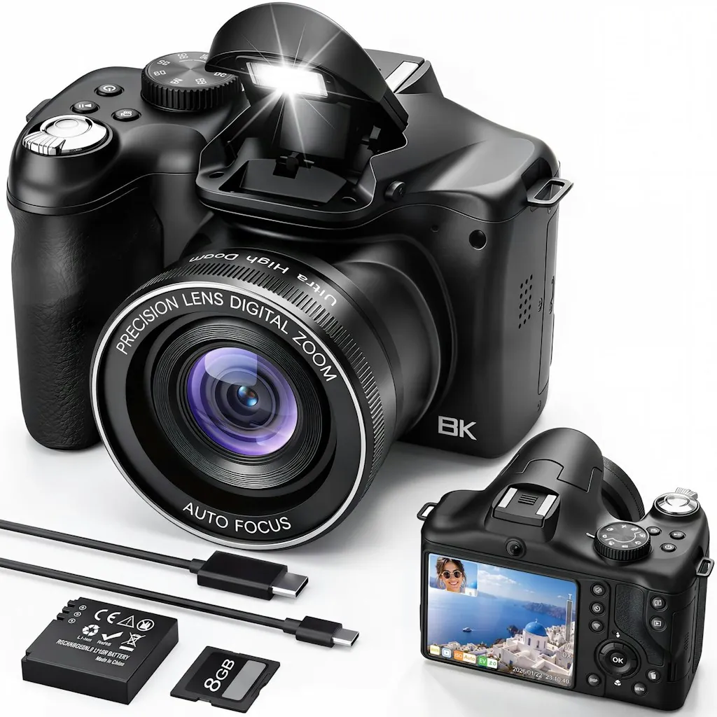 HolyEye R7 8K Dual-Camera Vlogging Camera