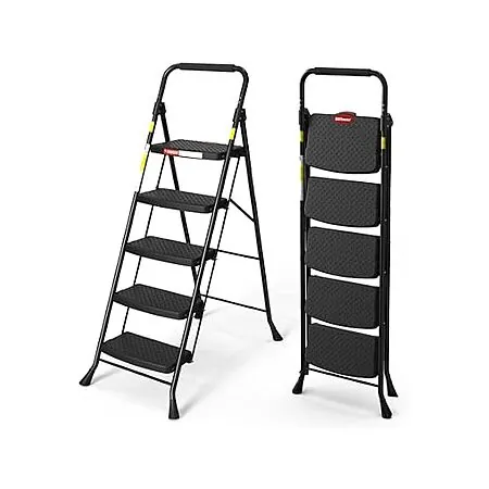 HBTower 5 Step Ladder w/ Anti Slip Steps (up to 225-Lbs)