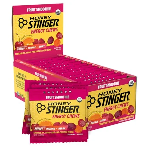 Honey Stinger Organic Fruit Smoothie Energy Chew- (Pack of 12)