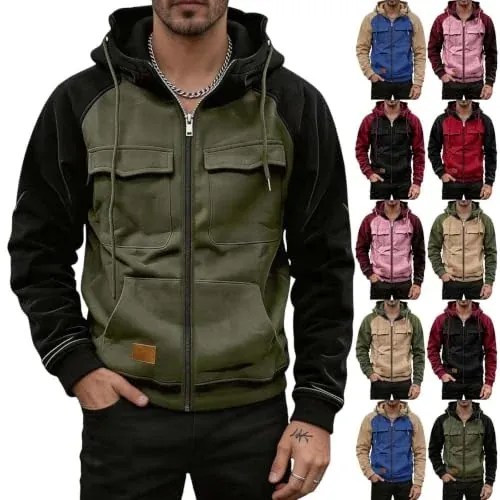 Men's Cargo Jacket/Hoodie