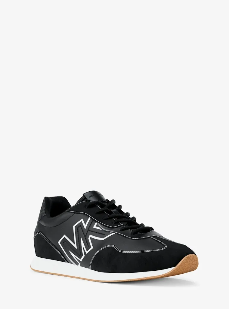 Michael Kors Essex Mixed-Media Trainer
