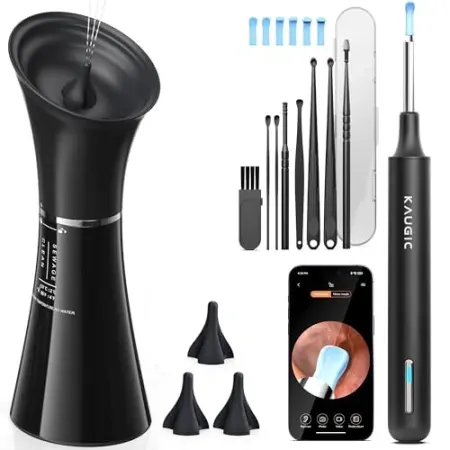 KAUGIC Ear Cleaner with Camera & Irrigation