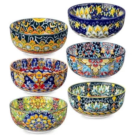 Set of 6 Vancasso Cereal/ Soup Bowls (28 oz each)