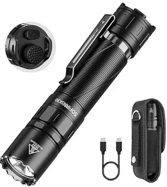 Sofirn SK30 Tactical Flashlight (3000 Lumens, USB-C)