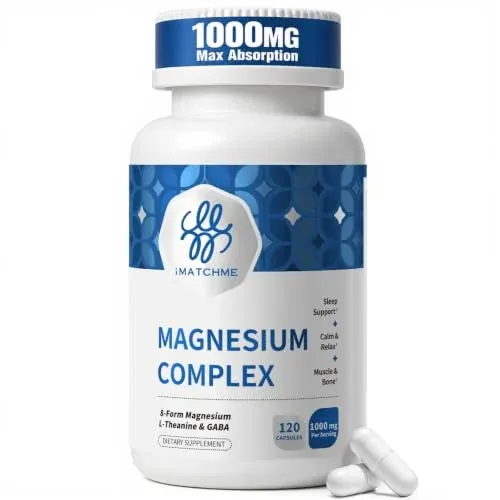 Magnesium Complex Supplement 1000mg 120 Caps