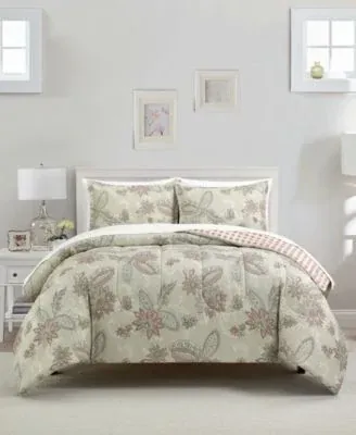 Sunham Juniper Reversible 3-Piece Comforter Set