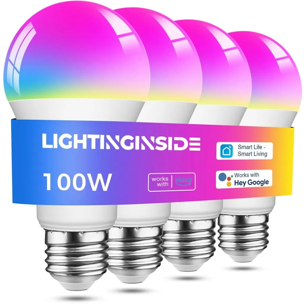 Lightinginside Smart Light Bulbs 4-Pack