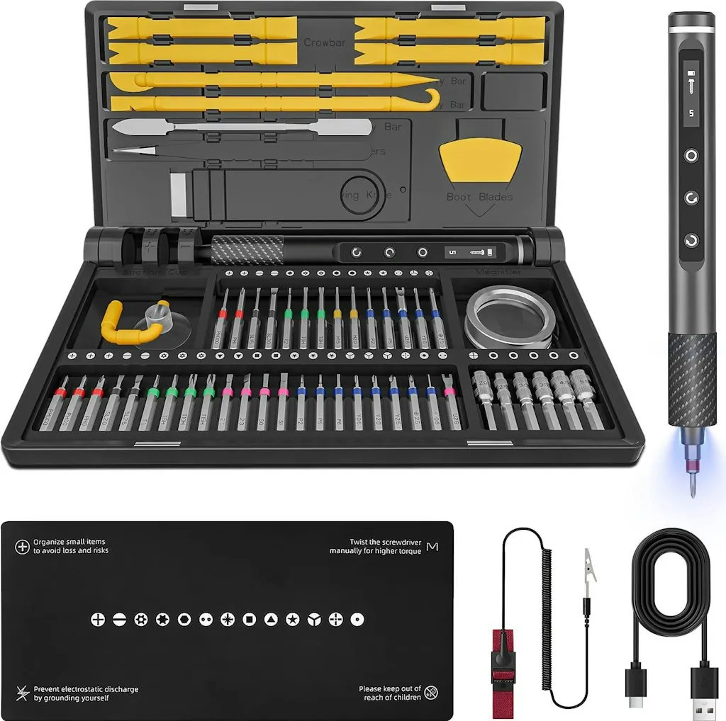 71-in-1 Cordless Electric Screwdriver Repair Tool Set