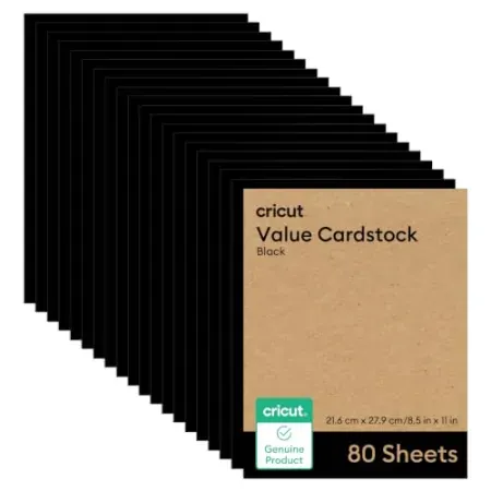 80-Sheets Cricut 8.5"x 11" Value Cardstock