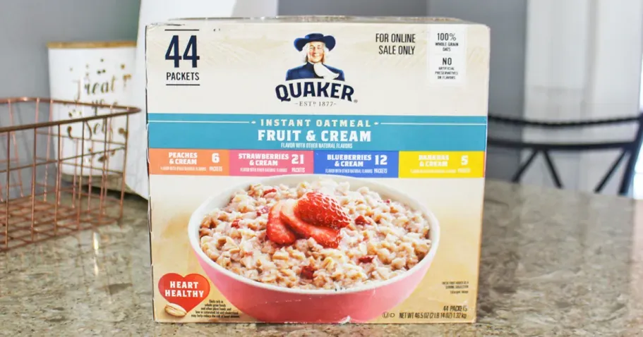 Quaker Instant Oatmeal 44-Count Variety Pack