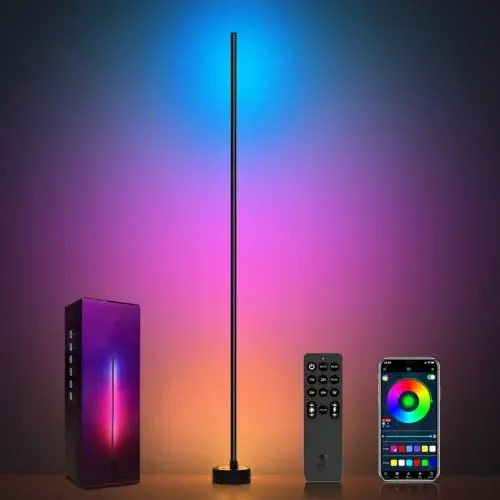 Smart RGB LED Corner Lamp with App and Remote
