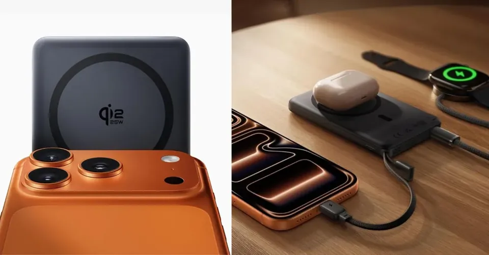 PicoGo AM52 10,000mAh Qi2.2 MagSafe power bank