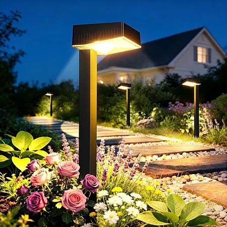 Prime Members: 8-Ct ELECLINK 60-Lumen Solar Pathway Lights