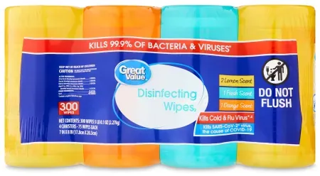 300-Count Great Value Disinfecting Wipes