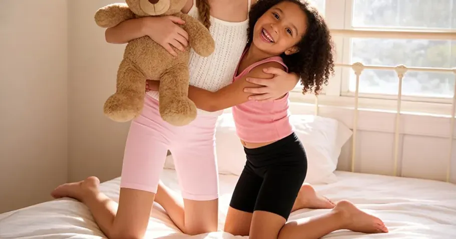 6-Pack Girls Bike Shorts