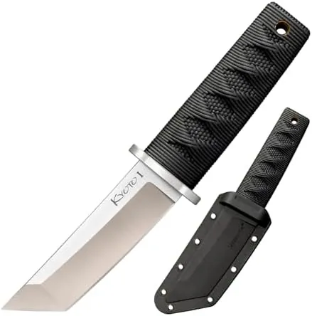 Prime Members: Cold Steel Kyoto 3.25" 8Cr13MoV SS Tanto Fixed Blade Knife w/ Sheath