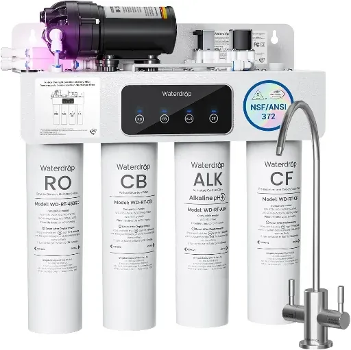 Waterdrop WD-T4-A Alkaline pH+ Reverse Osmosis Water Filter (Certified Refurbished)
