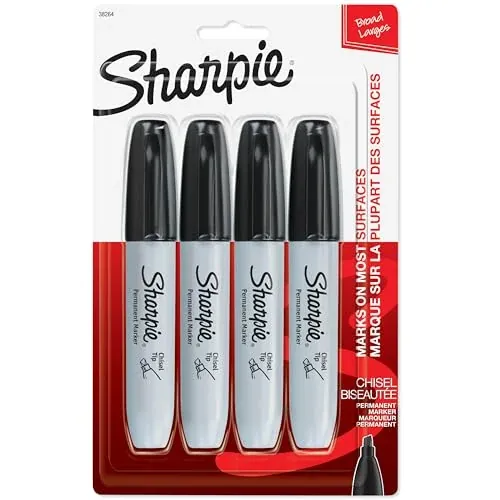 Sharpie Permanent Markers 4 Pack Large