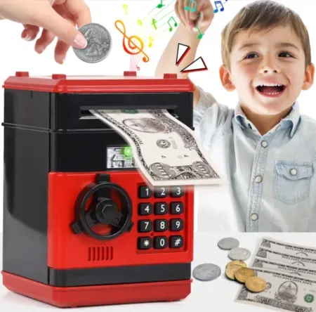 KWANITHINK Electronic Piggy Bank w/ 4-Digit Password