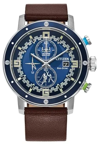 CITIZEN Men's Eco-Drive Luke Skywalker 44mm Stainless Steel CA0768-07W