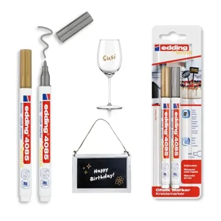 2-Pack Edding Liquid Chalk Markers
