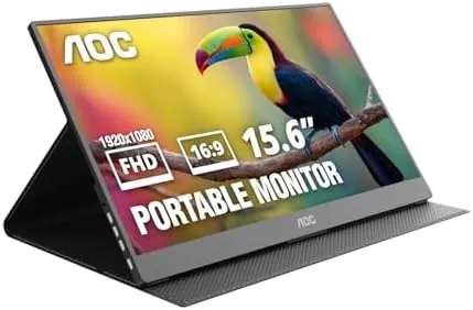 15.6" AOC 16T20 FHD 60Hz IPS Portable Monitor