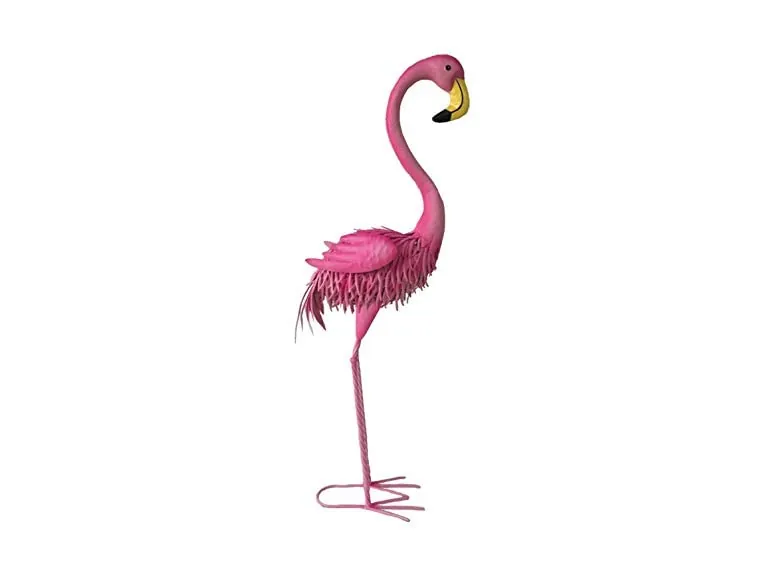 Santa's Workshop Inc. 40" Iron Flamingo